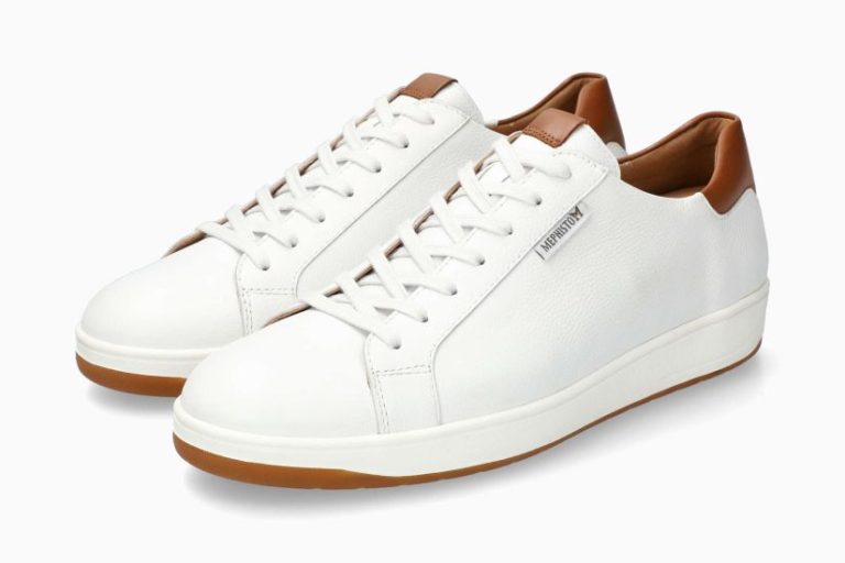 Mephisto HASKO heren veter sneaker - Wit